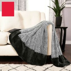 Chăn (mền) Eco Plush Throw 152 x 177cm (Đen) 7 chan men eco plush throw 152 x 177cm den kda