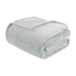 Chăn mền Kirkland Signature Queen Plush Blanket 248 x 233 cm (Xám trắng) 6 chan men kirkland signature queen plush blanket 248 x 233 cm xam long chuot kna