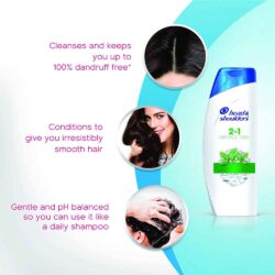 Dầu gội và xả 2 trong 1 Head & Shoulders Menthol Fresh 360ml (Pháp) 6 dau goi va xa 2 trong 1 head shoulder menthol fresh 360ml kc