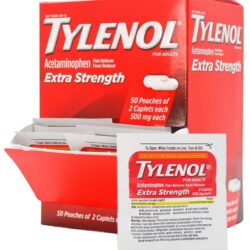 Viên uống Tylenol Acetaminophen Extra Strength 500mg 2 viên x50 gói (100 Caplets) 7 giam dau ha sot tylenol acetaminophen extra strength 500mg 2 vien x 50 goi 100 vien kc