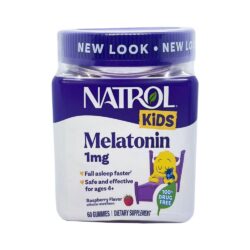 Kẹo dẻo giúp bé ngủ ngon Natrol Kids Melatonin Gummies 60 viên Vị dâu