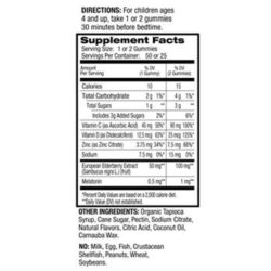 Kẹo dẻo giúp bé ngủ ngon, tăng sức đề kháng Natrol Kids Sleep+ Immune Health Gummies 50 viên (Vị dâu) 8 keo deo giup be ngu ngon tang suc de khang natrol kids sleep immune health gummies 50 vien vi dau ke