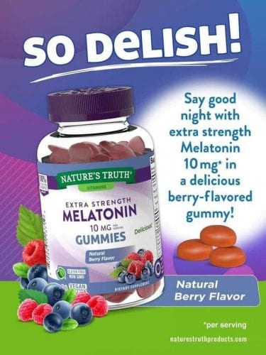 Kẹo dẻo hỗ trợ giấc ngủ ngon Nature’s Truth Melatonin Extra Strength 10mg 70 Gummies 16 keo deo ho tro giac ngu ngon natures truth melatonin extra strength 10mg 70 gummies kb