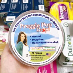 Kẹo giảm ốm nghén, buồn nôn khi mang thai Preggie Pop Drops 21 viên 7 keo giam om nghen buon non khi mang thai preggie pop drops 21 vien ke