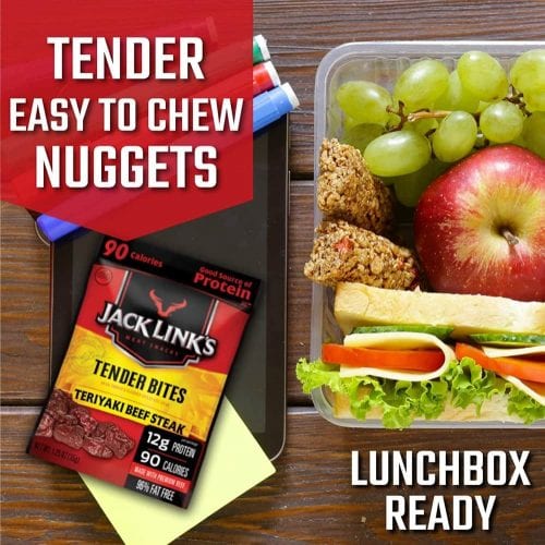 Khô bò Mỹ Jack Link’s Original, Tender Bites, Teriyaki (Lốc 9 gói x 35g) 18 kho bo my jack links original tender bites teriyaki loc 9 goi x 35g ke
