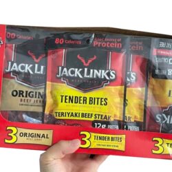 Khô bò Mỹ Jack Link’s Original, Tender Bites, Teriyaki (Lốc 9 gói x 35g) 10 kho bo my jack links original tender bites teriyaki loc 9 goi x 35g ki