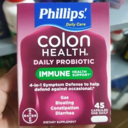 men vi sinh phillips colon health daily probiotic immune 45 capsules kf