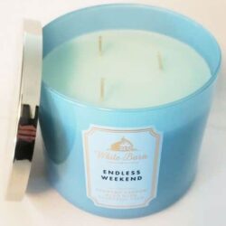 Nến thơm 3 tim Bath & Body Works White Barn Endless Weekend 411g 8 nen thom 3 tim bath body works white barn endless weekend 411g kd