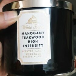 Nến thơm 3 tim Bath & Body Works White Barn Mahogany Teakwood High Intensity 411g 6 nen thom 3 tim bath body works white barn mahogany teakwood high intensity 411g kb