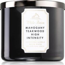 Nến thơm 3 tim Bath & Body Works White Barn Mahogany Teakwood High Intensity 411g 5 nen thom 3 tim bath body works white barn mahogany teakwood high intensity 411g kc