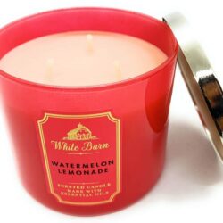 Nến thơm 3 tim Bath & Body Works White Barn Watermelon Lemonade 411g 6 nen thom 3 tim bath body works white barn watermelon lemonade 411g kb