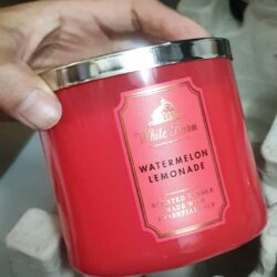 Nến thơm 3 tim Bath & Body Works White Barn Watermelon Lemonade 411g 7 nen thom 3 tim bath body works white barn watermelon lemonade 411g kc