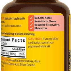 vien bo sung vitamin c nature made c 500mg 130 caplets with rose hips kc