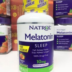 vien ngam giup ngu ngon natrol melatonin sleep drug free 10mg dau 100 vien ka