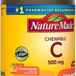 vien ngam vitamin c tang de khang nature made chewable c 500mg 150 tablets vi cam kd