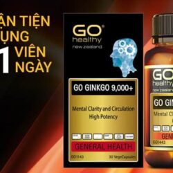 Viên uống bổ não Go Healthy Go Ginkgo 9000+ 30 viên 11 vien uong bo nao go healthy go ginkgo 9000 30 vien ke