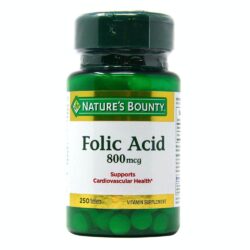 Viên uống bổ sung axit Folic Nature’s Bounty Folic Acid 800mcg 250 Tablets 9 vien uong bo sung axit folic natures bounty folic acid 800mcg 250 tablets kb