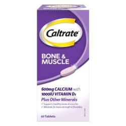 Viên uống bổ sung canxi hỗ trợ cơ xương Caltrate Bone & Muscle 60 Tablets 6 vien uong bo sung canxi ho tro co xuong caltrate bone muscle 60 tablets kd