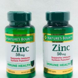 Viên uống bổ sung kẽm Nature’s Bounty Zinc 50mg 100 viên 11 vien uong bo sung kem natures bounty zinc 50mg 100 vien knrc