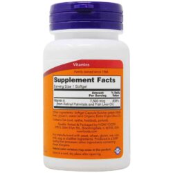 vien uong bo sung vitamin a now vitamin a 25000 iu 100 softgels kc