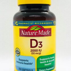 vien uong bo sung vitamin d3 nature made vitamin d3 2000iu 50mcg 250 softgels ka