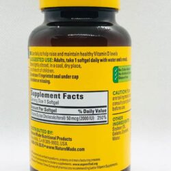 vien uong bo sung vitamin d3 nature made vitamin d3 2000iu 50mcg 250 softgels kb