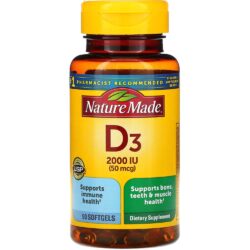 vien uong bo sung vitamin d3 nature made vitamin d3 2000iu 50mcg 90 softgels ke