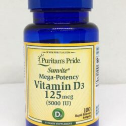 Viên uống bổ sung Vitamin D3 Puritan’s Pride Vitamin D3 125mcg (5000 IU) 100 Softgels 11 vien uong bo sung vitamin d3 puritans pride vitamin d3 125mcg 5000 iu 100 softgels 250724 ka