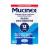 Viên uống cắt cơn ho có đàm, tức ngực Mucinex Maximum Strength 14 viên