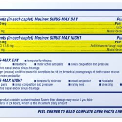 Viên uống giảm cảm ho ngày và đêm Mucinex Sinus-Max Maximum Strength Day & Night 20 Caplets 10 vien uong giam cam ho ngay va dem mucinex sinus max maximum strength day night 20 caplets ka