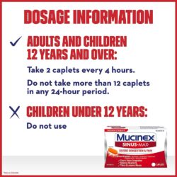 Viên uống giúp thông mũi Mucinex Sinus-Max Maximum Strength Severe Congestion & Pain 20 Caplets 9 vien uong giam dau thong mui mucinex sinus max maximum strength severe congestion pain 20 caplets kc