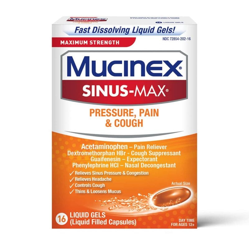 Sinuscam Sinus-Max Pressure-Pain-Cough 16 Gels – Wowmart VN | 100% hàng ngoại nhập
