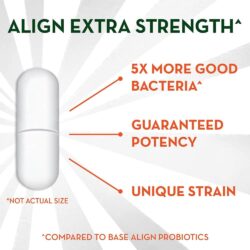 vien uong ho tro tieu hoa align probiotic 5x extra strength digestive support 21 vien kc