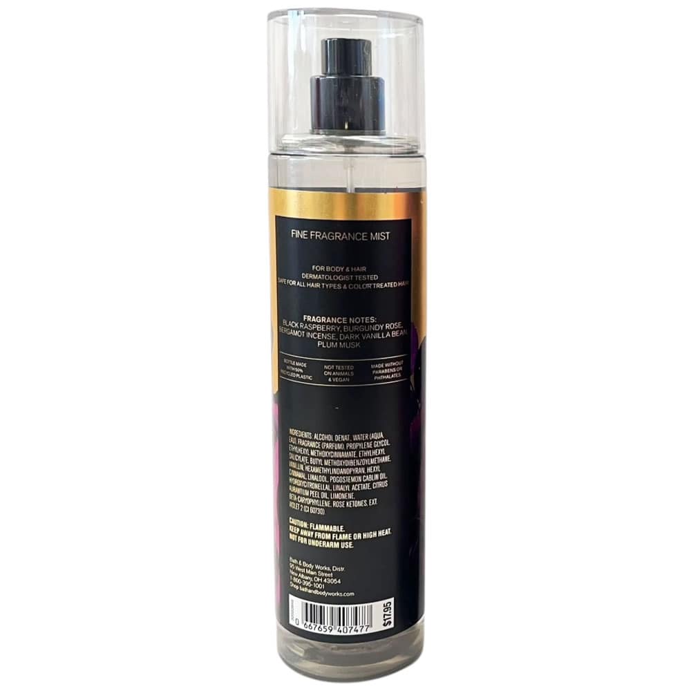 Xịt thơm Bath & Body Works Dark Kiss Fine Fragrance Mist 236ml - Ảnh 5