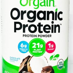 bot protein huu co orgain organic protein 920g huong chocolate coconut kh