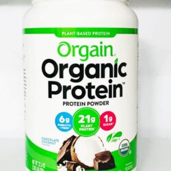 bot protein huu co orgain organic protein 920g huong chocolate coconut ki