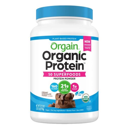 Bột Protein hữu cơ Orgain Organic Protein & Superfoods 918g hương Socola