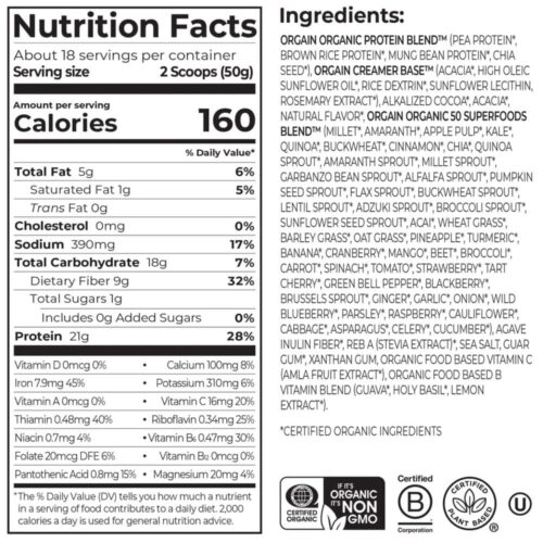 bot protein huu co orgain organic protein superfoods 918g huong socola 290725 kb