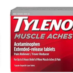 Viên uống Tylenol 8Hr Muscle Aches & Pain 650mg 100 Caplets 15 giam dau co khop tylenol 8hr muscle aches pain 650mg 100 caplets kb
