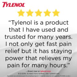 Viên uống Tylenol 8Hr Muscle Aches & Pain 650mg 100 Caplets 14 giam dau co khop tylenol 8hr muscle aches pain 650mg 100 caplets kc