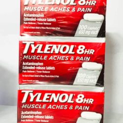 Viên uống Tylenol 8Hr Muscle Aches & Pain 650mg 100 Caplets 10 giam dau co khop tylenol 8hr muscle aches pain 650mg 100 caplets kf