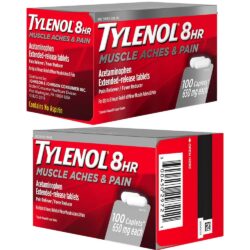 Viên uống Tylenol 8Hr Muscle Aches & Pain 650mg 100 Caplets 9 giam dau co khop tylenol 8hr muscle aches pain 650mg 100 caplets kg