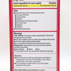 Viên uống Tylenol 8Hr Arthritis Pain 650mg 100 Caplets 15 giam dau ha sot tylenol 8hr arthritis pain 650mg 100 caplets kb