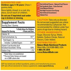 Kẹo dẻo C tăng sức đề kháng cho trẻ em Nature Made Kids First Vitamin C 110 Gummies (Vị Cam) 8 keo deo c tang suc de khang cho tre em nature made kids first vitamin c 110 gummies kb