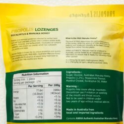 Kẹo ngậm keo ong True Blue Propolis Lozenges Eucalyptus & Manuka Honey 800g 11 keo ngam keo ong true blue propolis lozenges eucalyptus manuka honey 800g kne