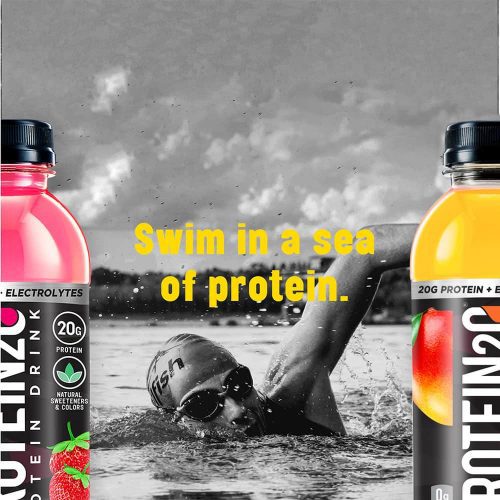 nuoc uong protein dien giai protein2o 20g protein electrolytes drink 500ml x 12 chai dua hau dau cam xoai kd