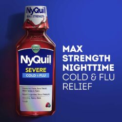siro cam vicks dayquil nyquil cold flu severe 354ml x3 chai 1 day 2 night berry flavor kc