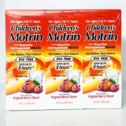 siro ha sot cho tre 2 11 tuoi childrens motrin 120ml x3 berry ka