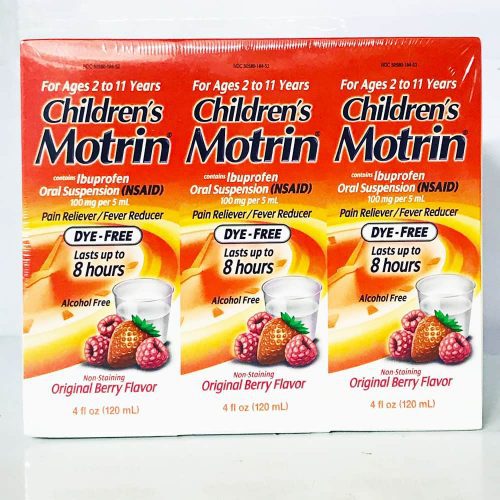 siro ha sot cho tre 2 11 tuoi childrens motrin 120ml x3 berry ka