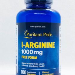 Viên uống bổ sung L-Arginine hỗ trợ tim mạch Puritan’s Pride L-Arginine 1000mg 100 Capsules 6 vien uong bo sung l arginine ho tro tim mach puritans pride l arginine 1000mg 100 vien kna